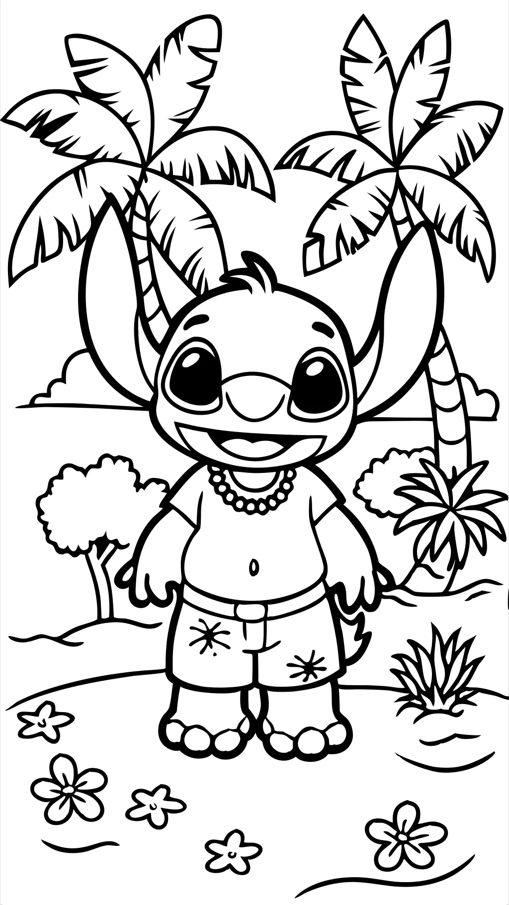 coloring page stitch